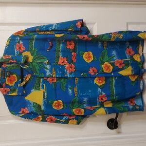 Montage Hawaiian Button Down Short Sleeve Shirt